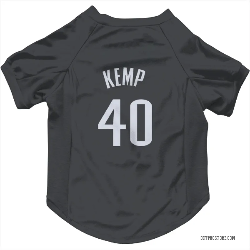 Shawn Kemp  Black Oklahoma City Thunder  Cat & Dog Pet Jersey