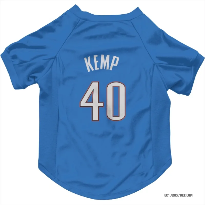 Shawn Kemp  Blue Oklahoma City Thunder  Cat & Dog Pet Jersey