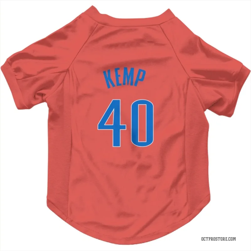 Shawn Kemp  White Oklahoma City Thunder  Cat & Dog Pet Jersey