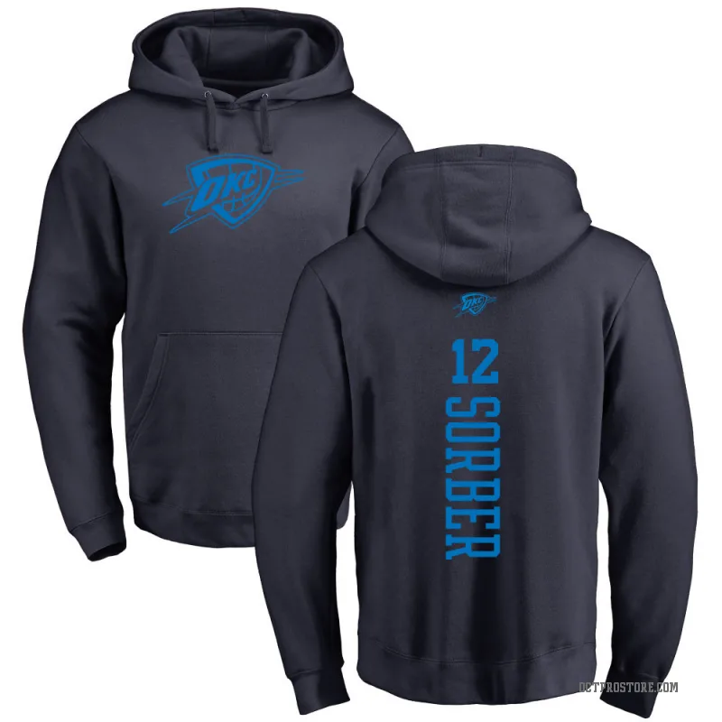 Thomas Sorber Youth Navy Oklahoma City Thunder Branded One Color Backer Pullover Hoodie