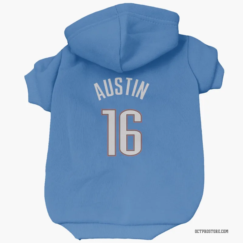 Zack Austin  Blue Oklahoma City Thunder  Cat & Dog Pet Hoodie
