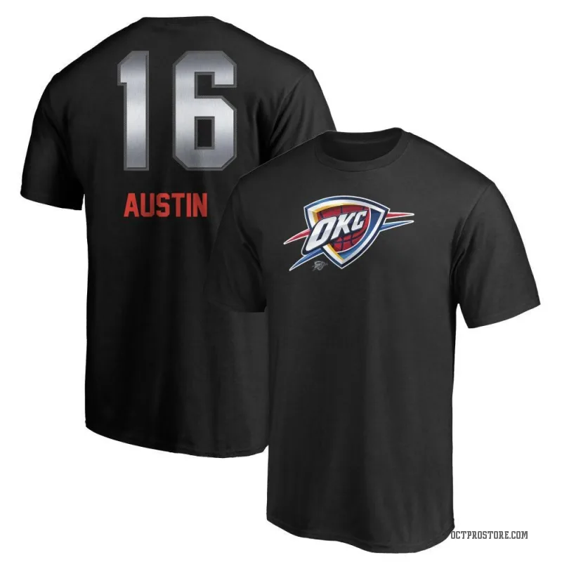 Zack Austin Men's Black Oklahoma City Thunder Midnight Mascot T-Shirt